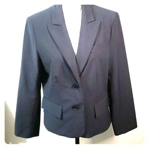 Stretch black blazer 12 Worthington